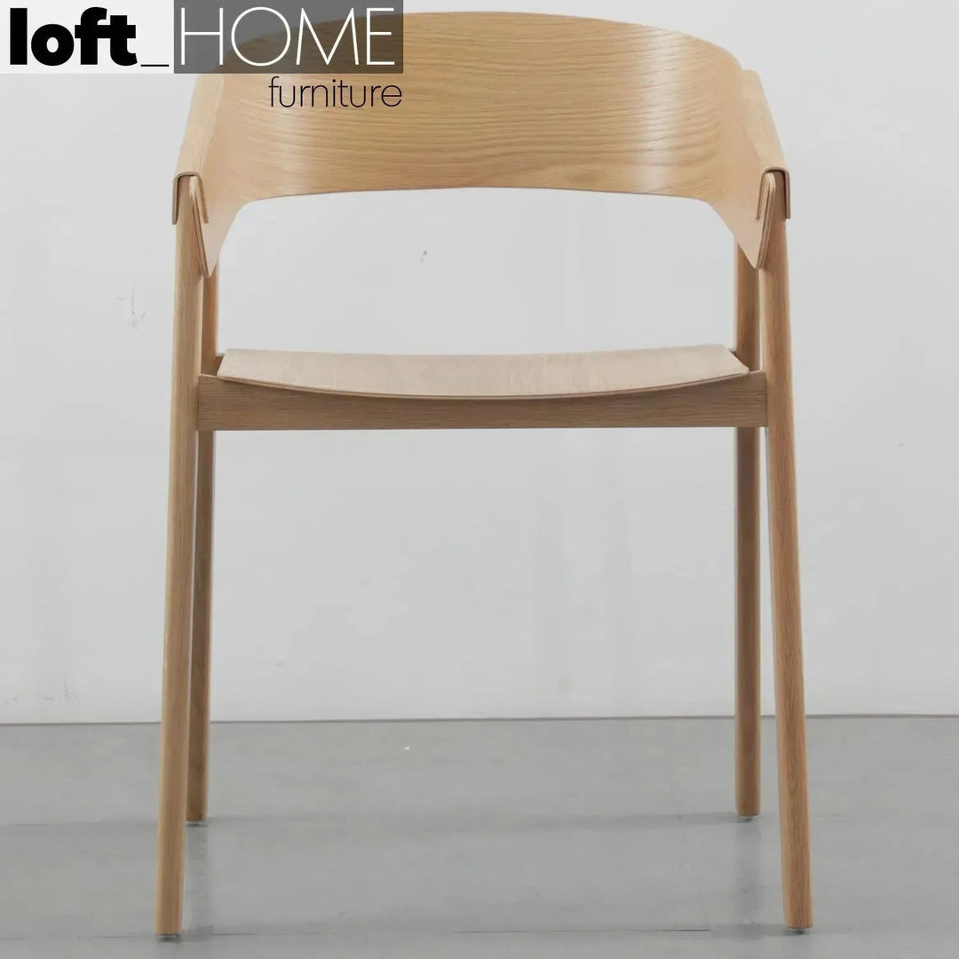 Scandinavian Wood Dining Chair SIMONE