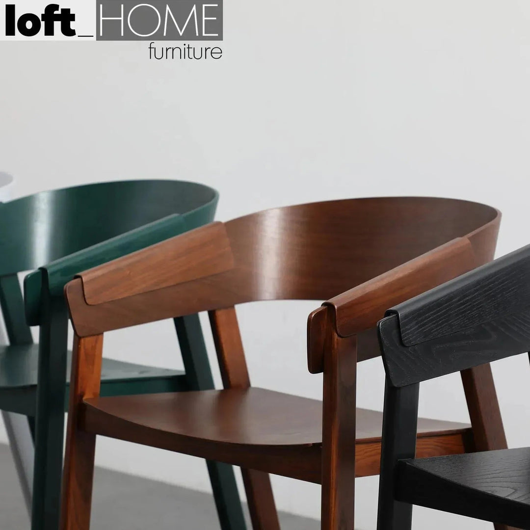 Scandinavian Wood Dining Chair SIMONE