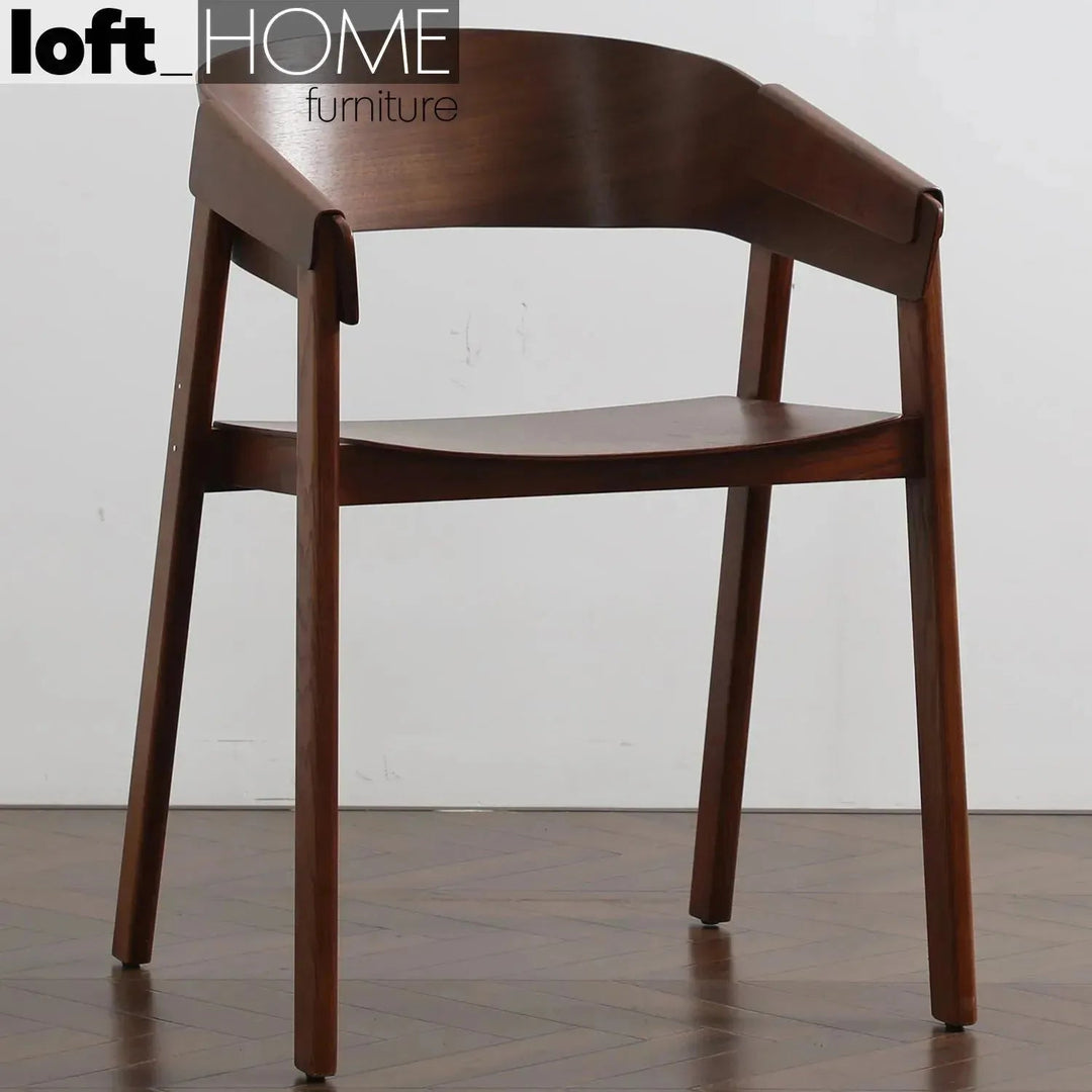 Scandinavian Wood Dining Chair SIMONE