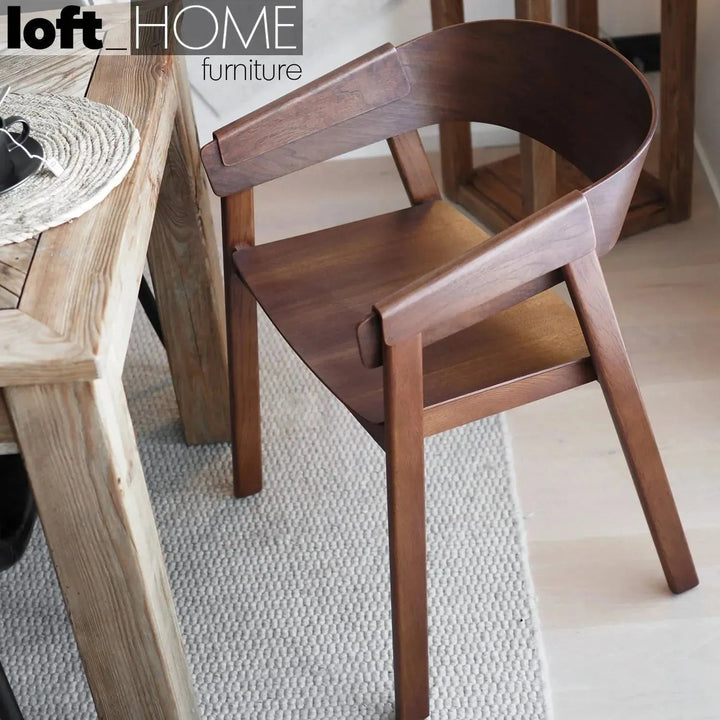 Scandinavian Wood Dining Chair SIMONE