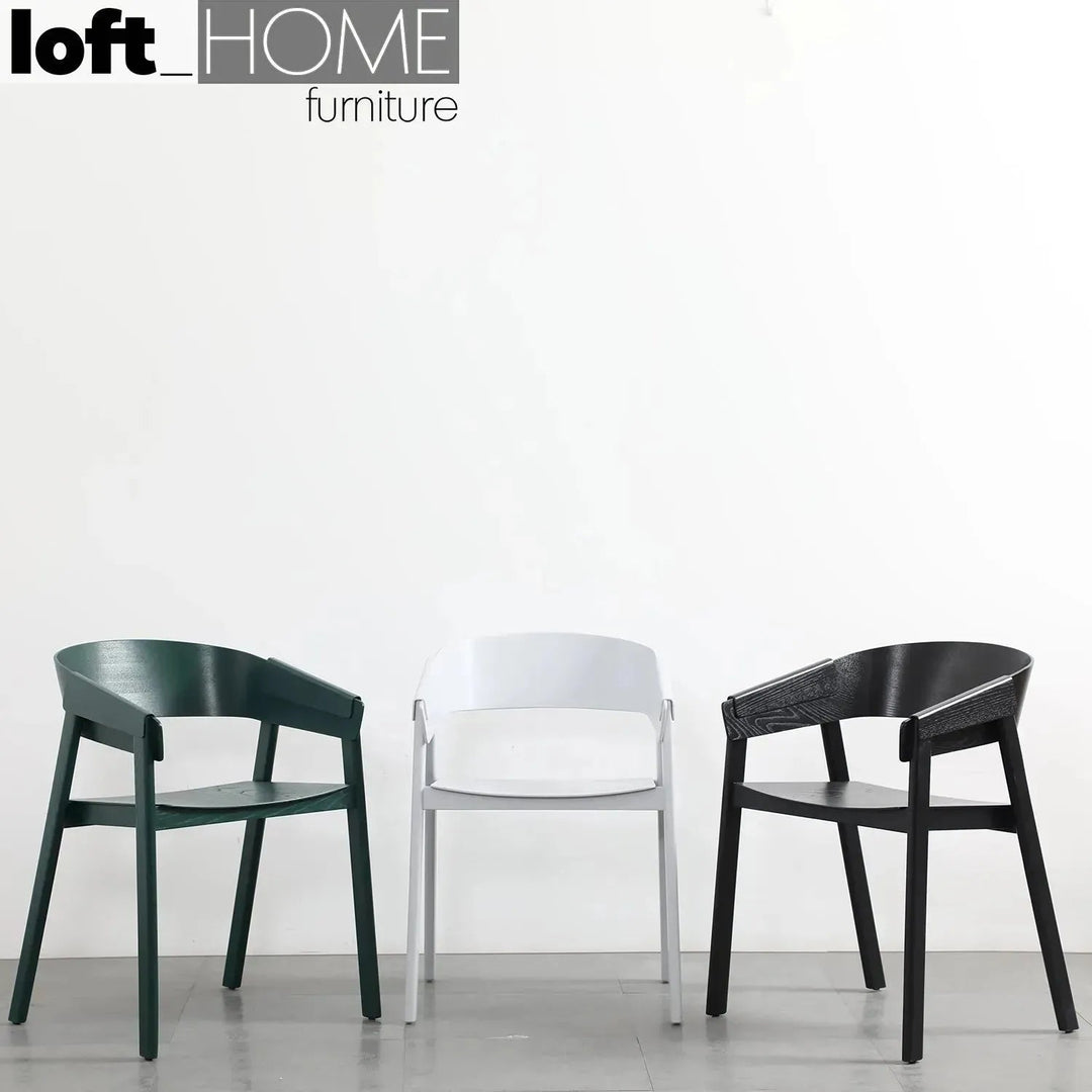 Scandinavian Wood Dining Chair SIMONE