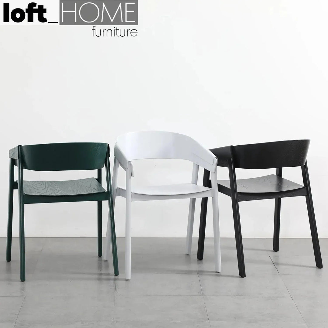 Scandinavian Wood Dining Chair SIMONE