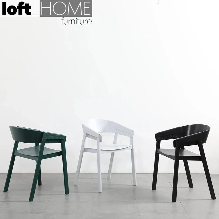 Scandinavian Wood Dining Chair SIMONE