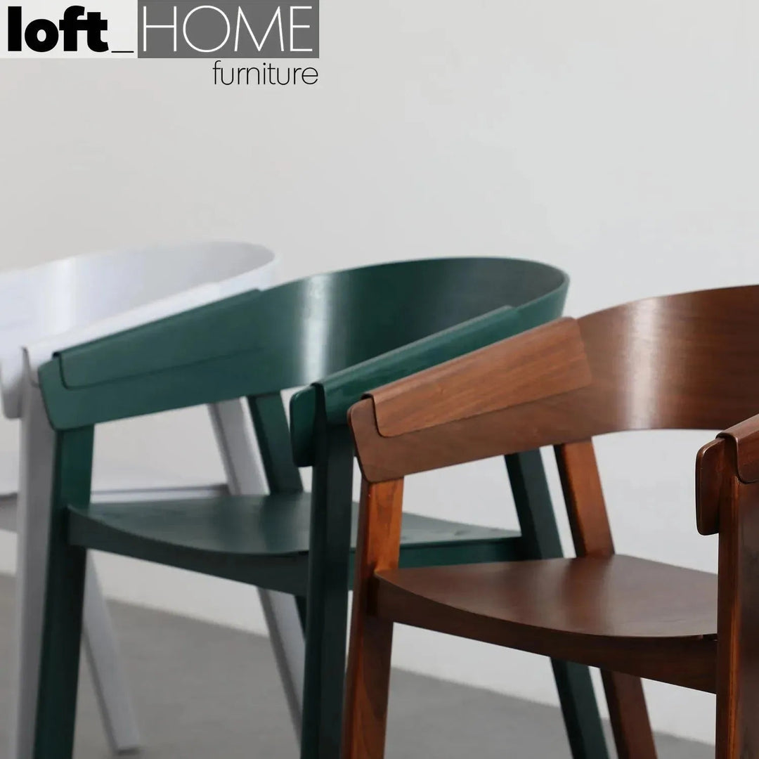 Scandinavian Wood Dining Chair SIMONE