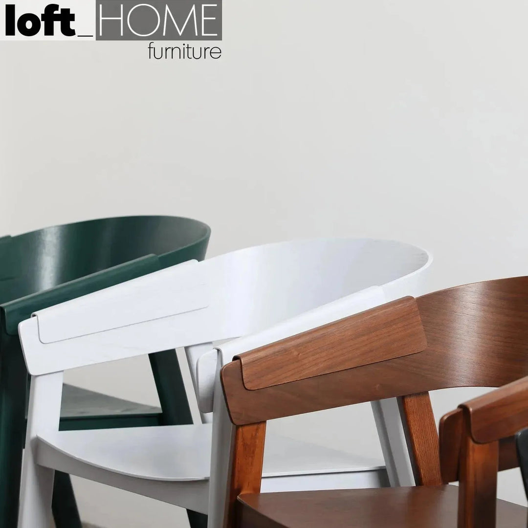 Scandinavian Wood Dining Chair SIMONE