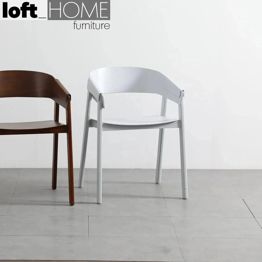Scandinavian Wood Dining Chair SIMONE
