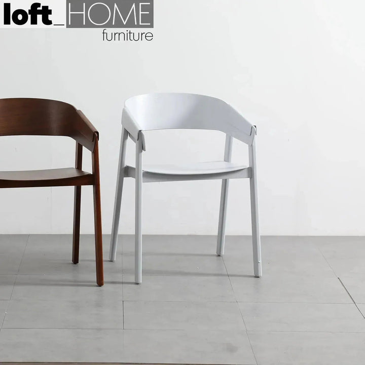 Scandinavian Wood Dining Chair SIMONE