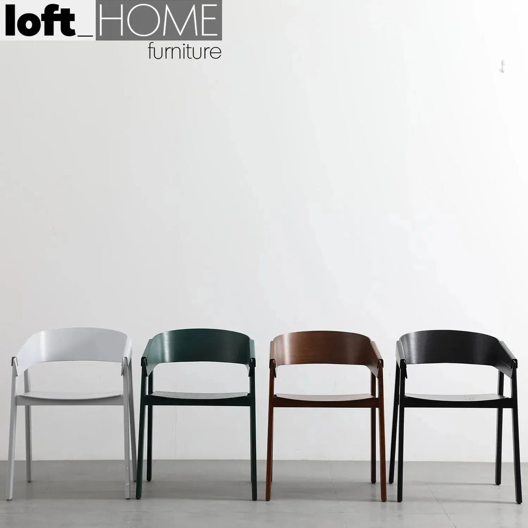 Scandinavian Wood Dining Chair SIMONE