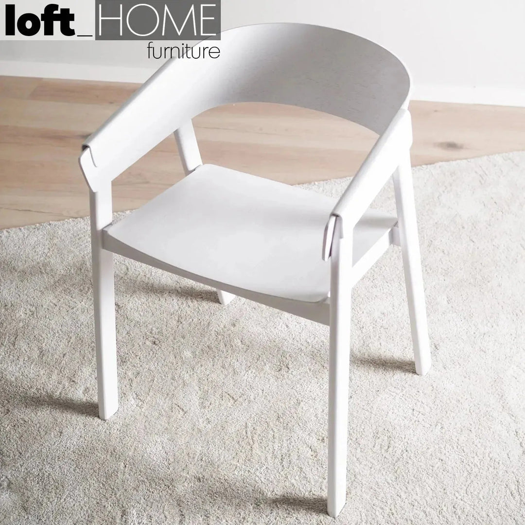 Scandinavian Wood Dining Chair SIMONE