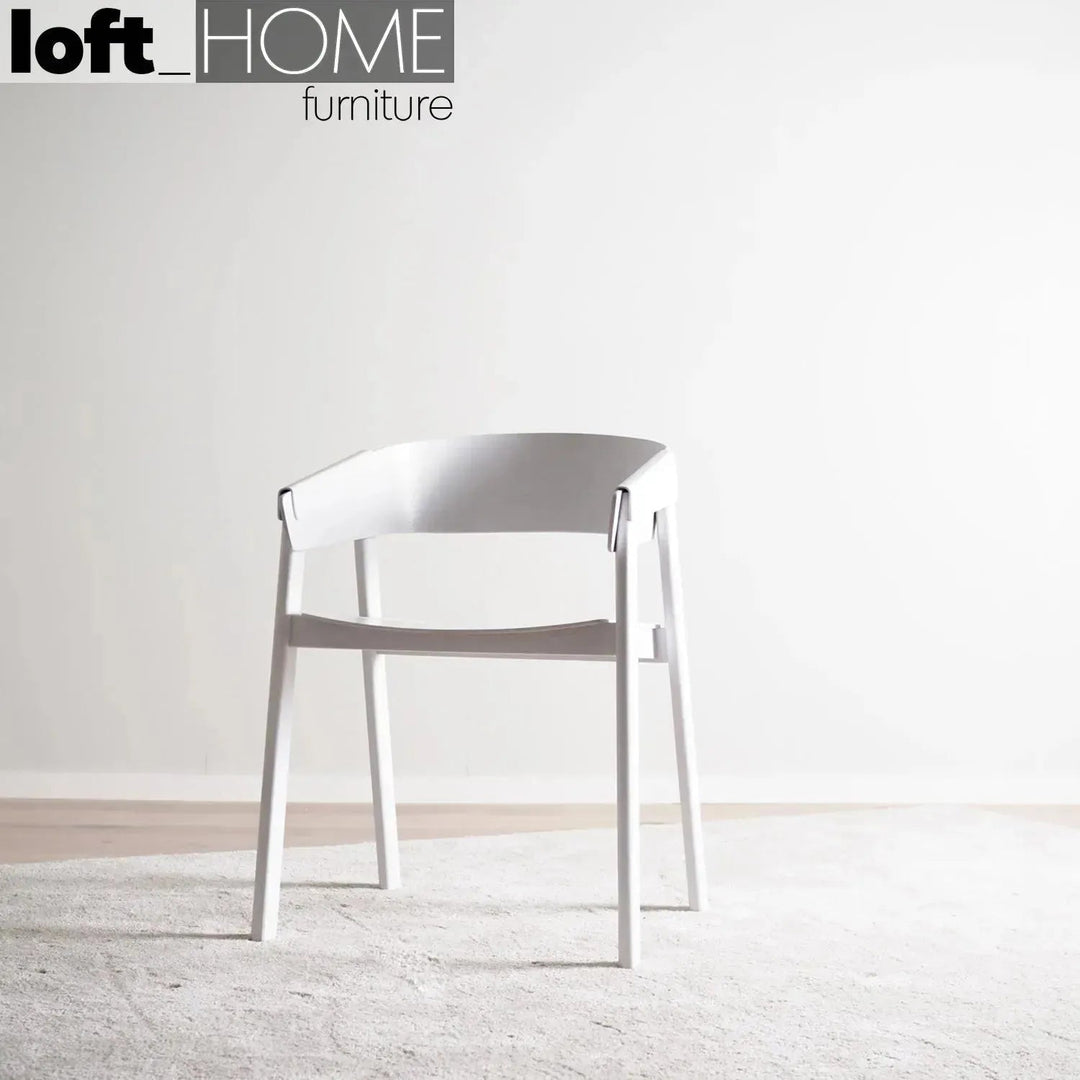 Scandinavian Wood Dining Chair SIMONE