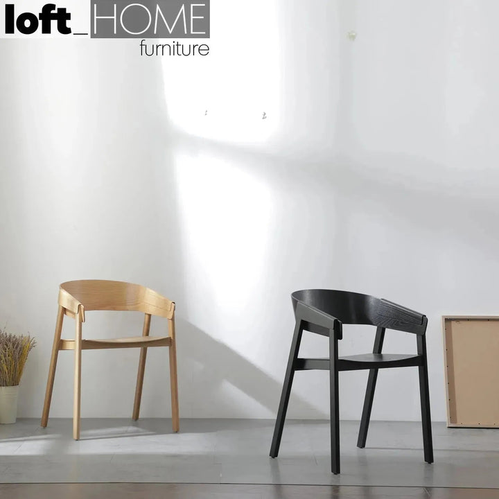 Scandinavian Wood Dining Chair SIMONE