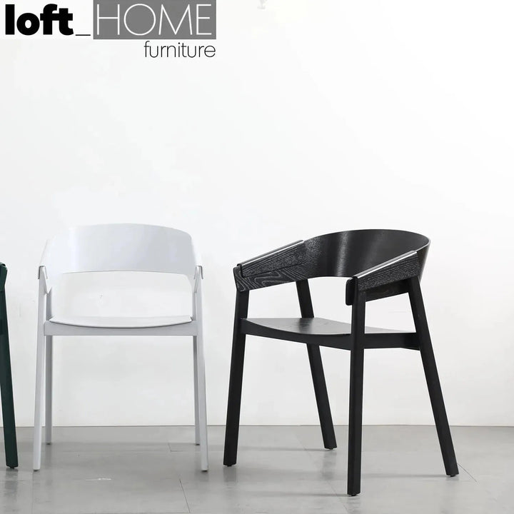 Scandinavian Wood Dining Chair SIMONE