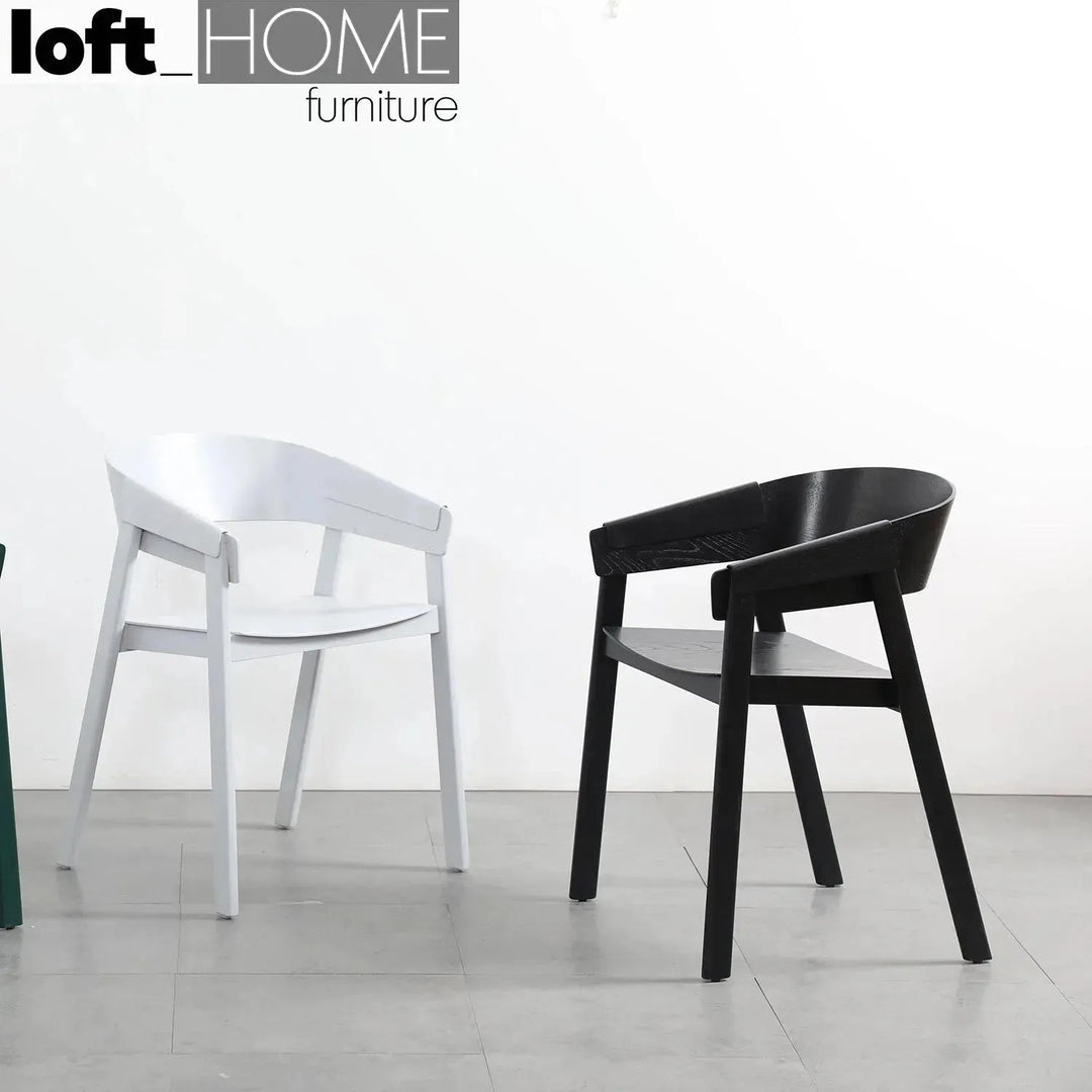 Scandinavian Wood Dining Chair SIMONE
