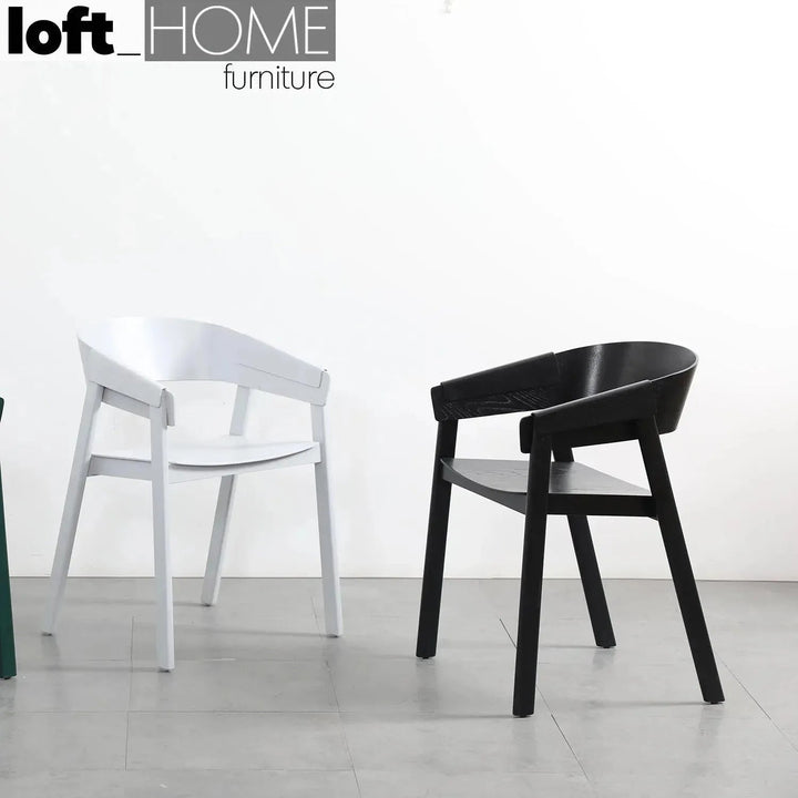 Scandinavian Wood Dining Chair SIMONE