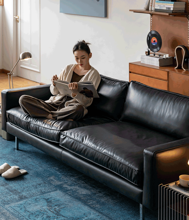 Minimalist Microfiber Leather 1 Seater Sofa UNIQUE More Details and Instruction_4