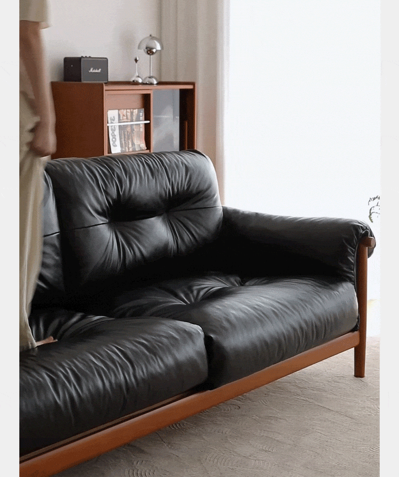 Bauhaus Chenille Velvet Fabric Boxwood 3 Seater Sofa OPEN BACKED More Details and Instruction_4