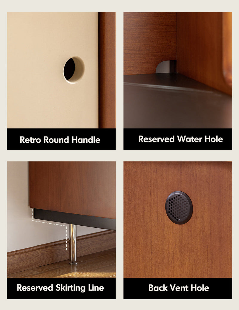 Bauhaus Sintered Stone Storage Side Cabinet MIES More Details and Instruction_9