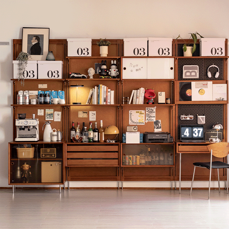 Bauhaus Boxwood Modular Hanging Wall Shelf System MUSE ENTRYWAY More Details and Instruction_6