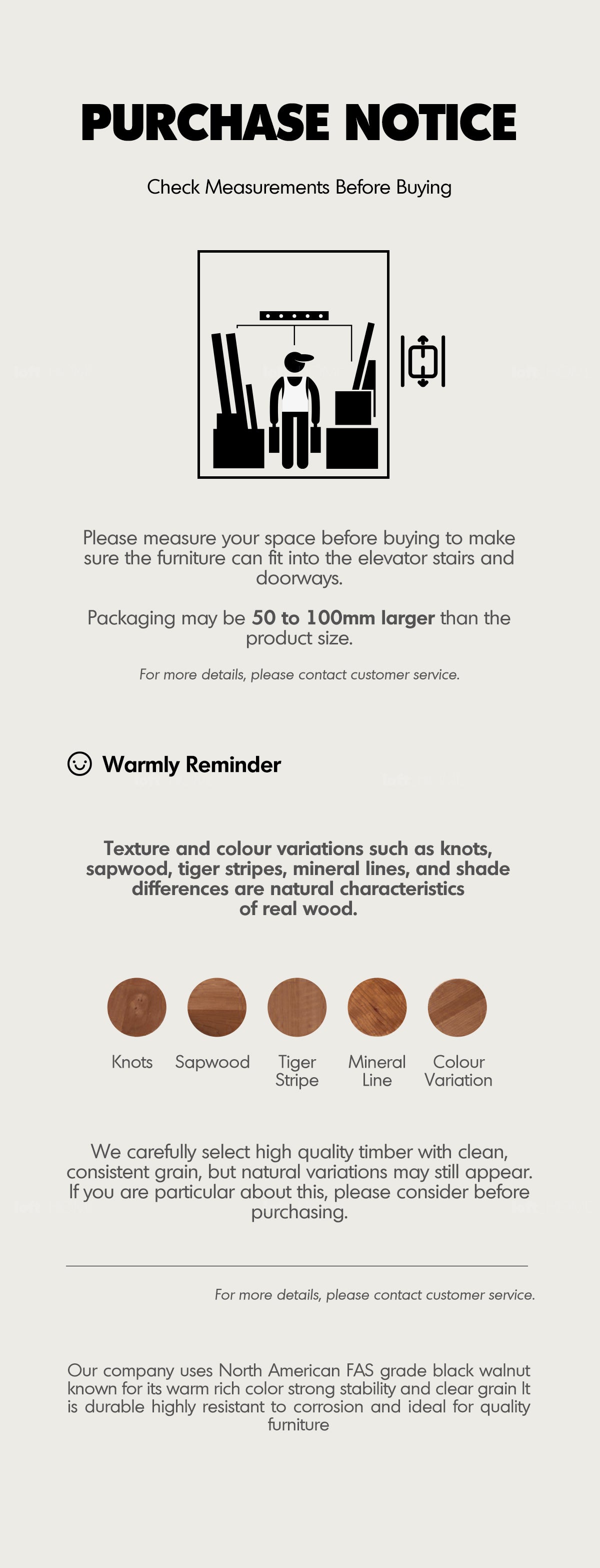 Japandi Walnut Wood Dining Table CHRONO More Details and Instruction_15