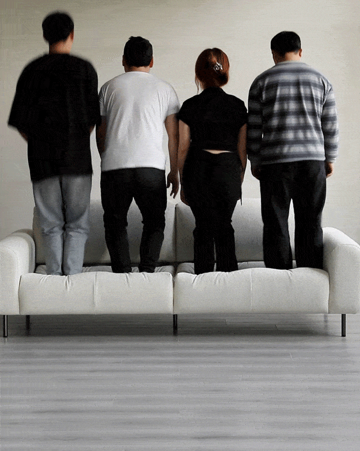 Minimalist Chenille Velvet Fabric 1 Seater Sofa DRIFT