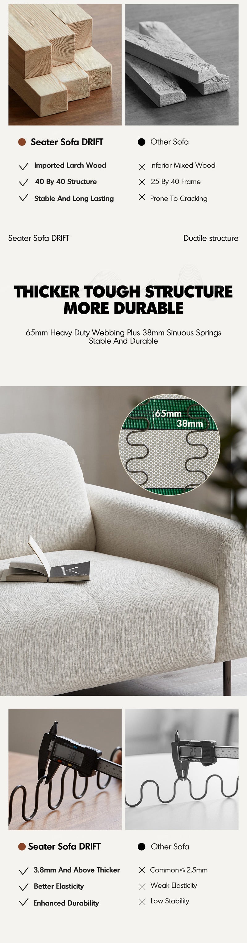 Minimalist Chenille Velvet Fabric 1 Seater Sofa DRIFT More Details and Instruction_14