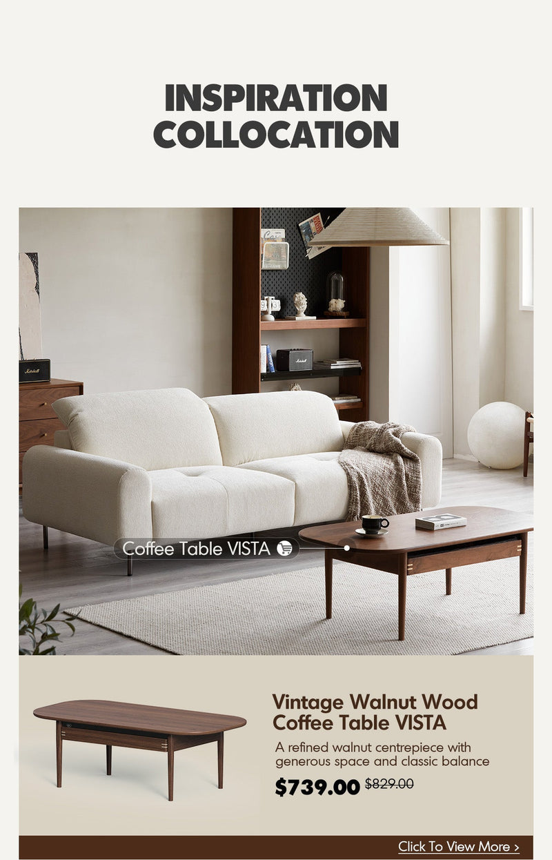 Minimalist Chenille Velvet Fabric 1 Seater Sofa DRIFT More Details and Instruction_16
