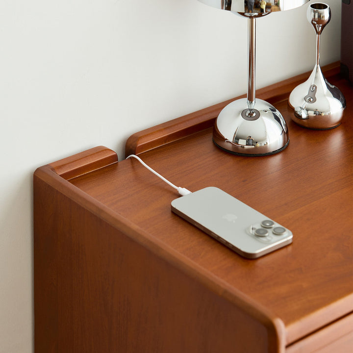 Bauhaus boxwood side cabinet vista environmental situation.