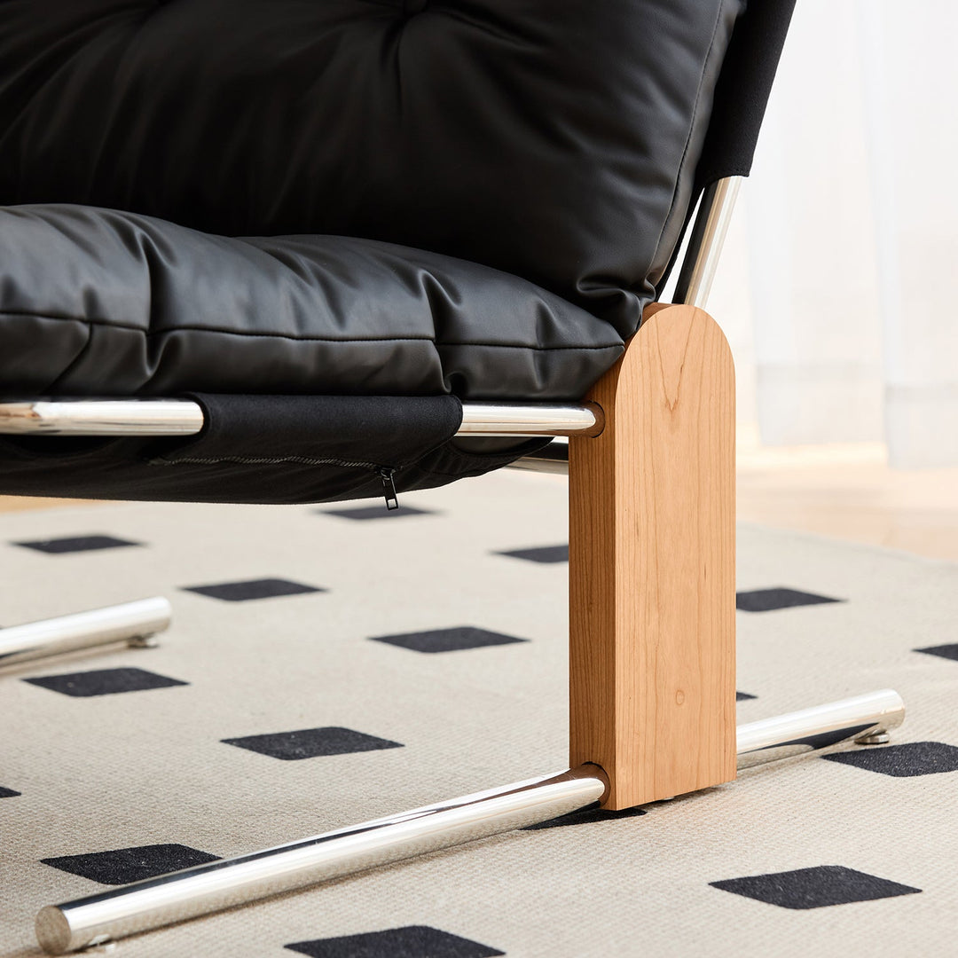 Scandinavian Microfiber Leather 1 Seater Sofa Chair TESSIDI