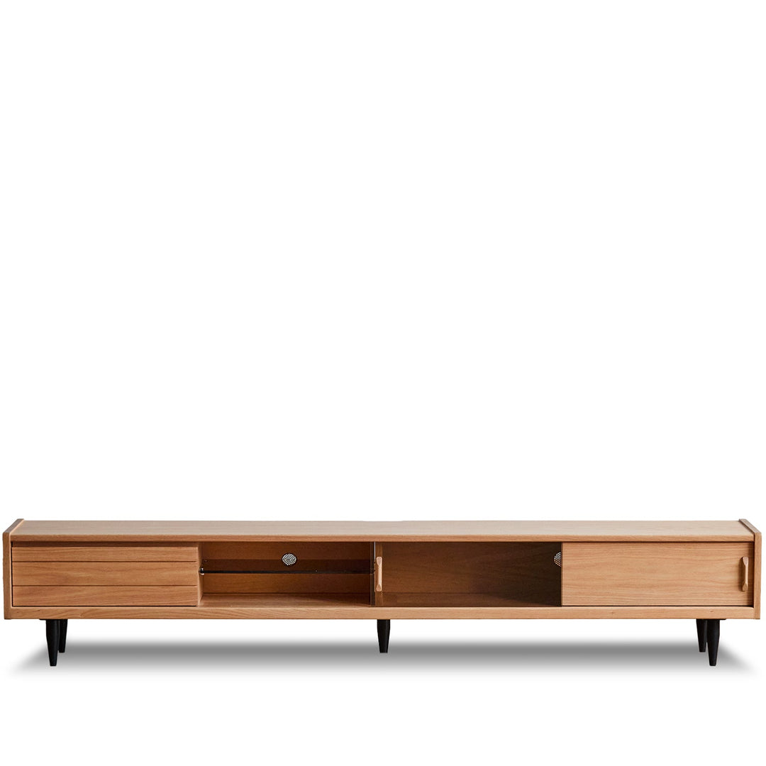 Scandinavian Oak Wood TV Console LYNE