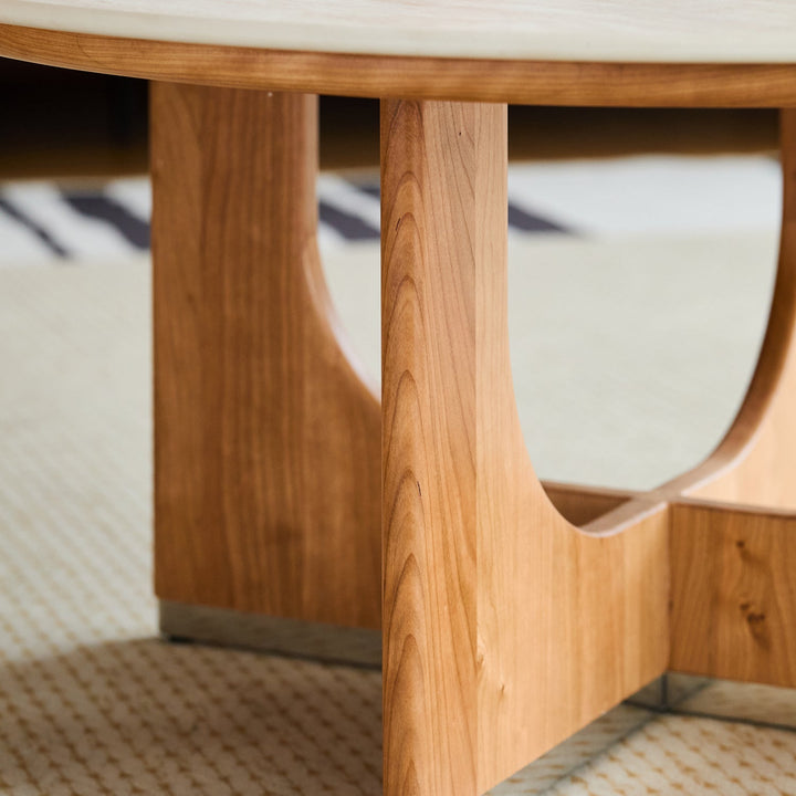 Scandinavian Sintered Stone Coffee Table Set SHELLS