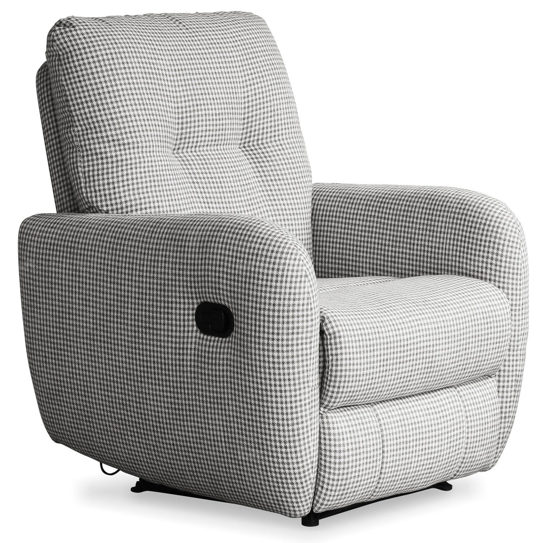 Cream Cotton Fabric Recliner 1 Seater Sofa LIBERTY