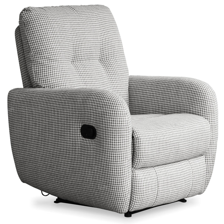 Cream Cotton Fabric Recliner 1 Seater Sofa LIBERTY
