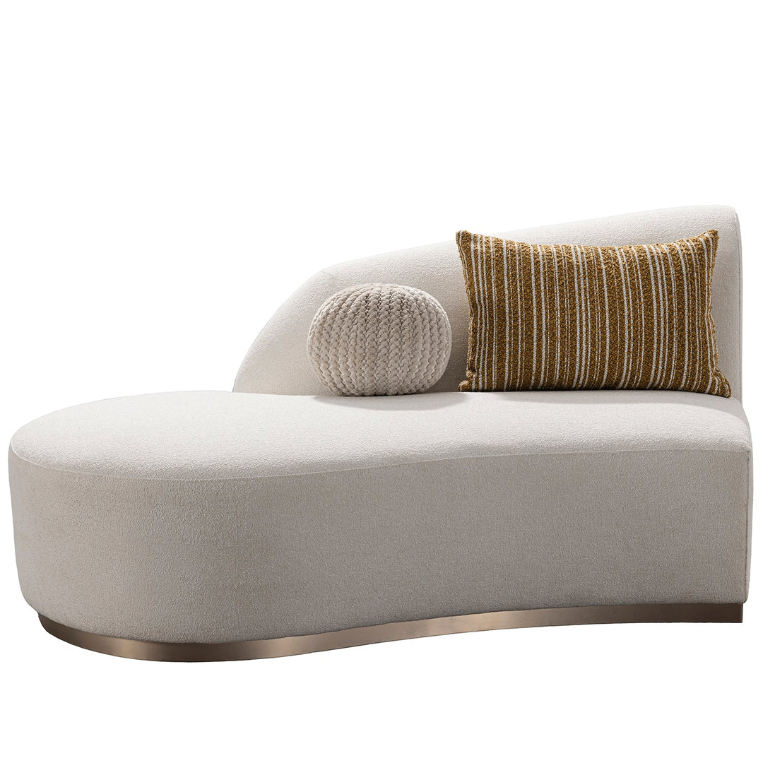 Modern Boucle Fabric Modular Chaise 2 Seater Sofa LOOMI