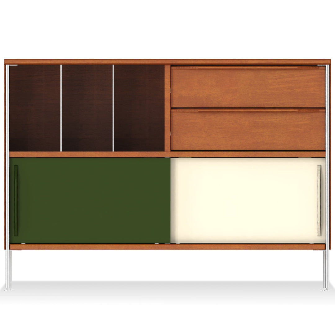 Vintage Boxwood Side Cabinet SILVER WING