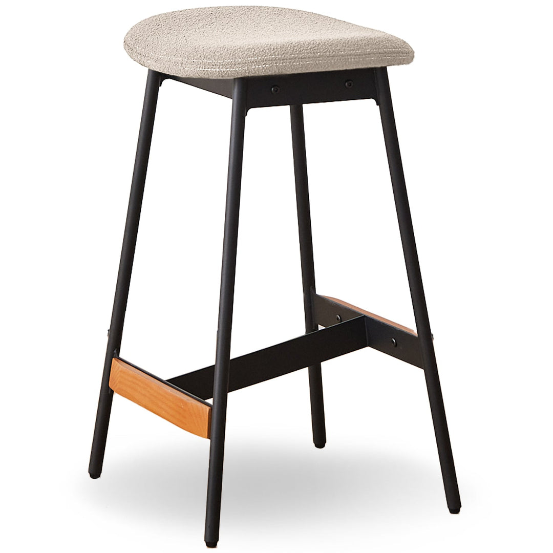 Modern Boucle Fabric Bar Chair BIRD