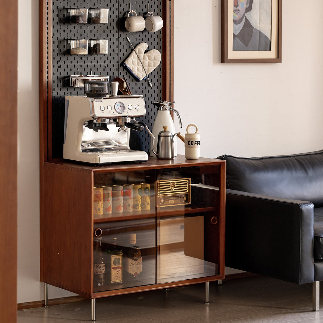 Vintage Boxwood Modular Hanging Wall Shelf System MUSE DINING