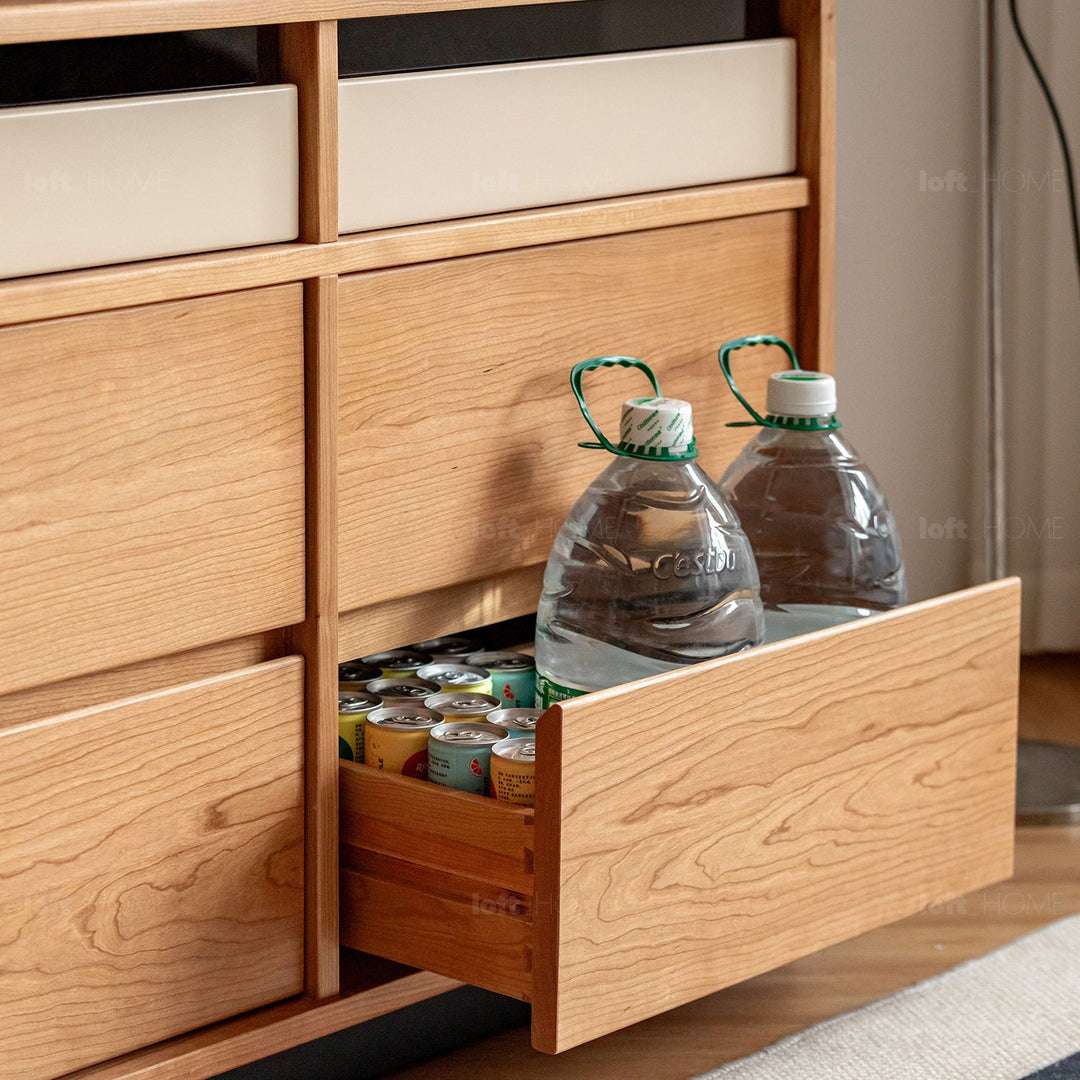 Scandinavian Cherry Wood Chest Of Drawers TIMELESS 9