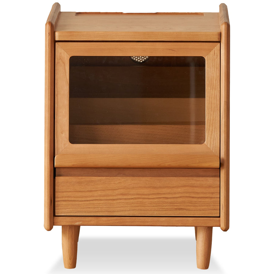Scandinavian Cherry Wood Side Table SHELL