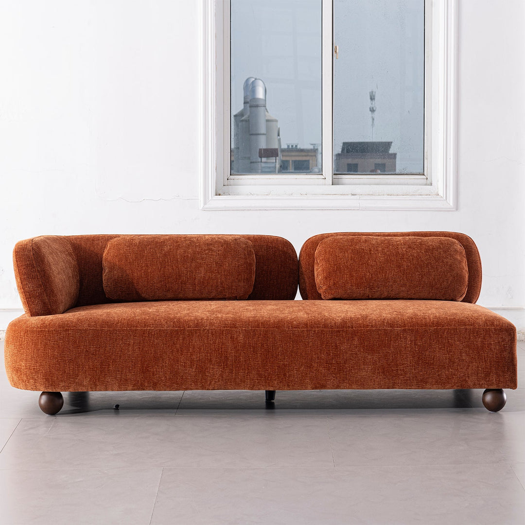 Cream velvet fabric modular corner 3 seater sofa bubba situational feels.