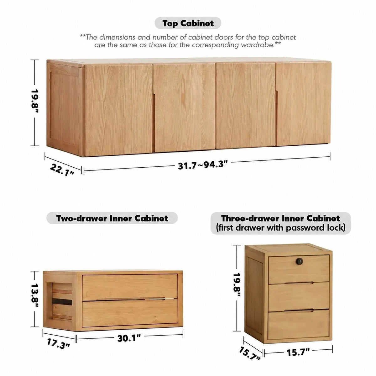 Scandinavian Wood Wardrobe BELLE Size Chart_3