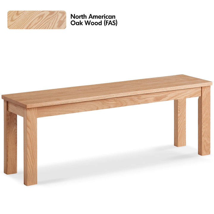 Scandinavian oak wood dining bench jamo situational feels.