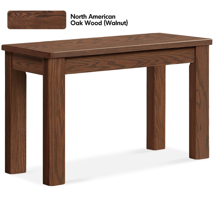 Scandinavian oak wood dining bench jamo detail 2.