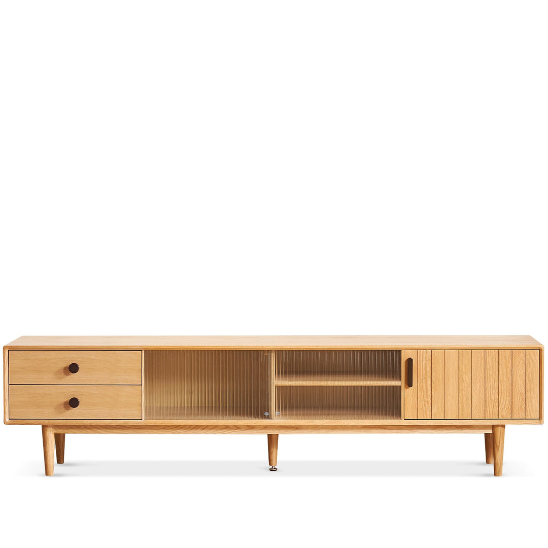 Scandinavian oak wood tv console danya situational feels.