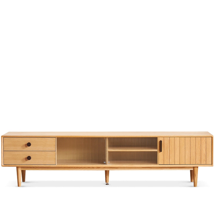 Scandinavian oak wood tv console danya situational feels.