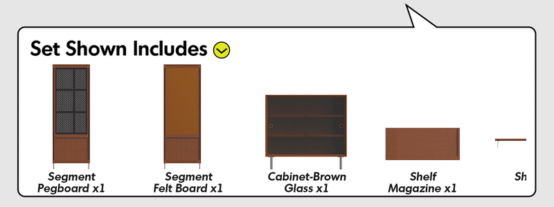 Bauhaus Boxwood Modular Hanging Wall Shelf System MUSE ENTRYWAY More Details and Instruction_18