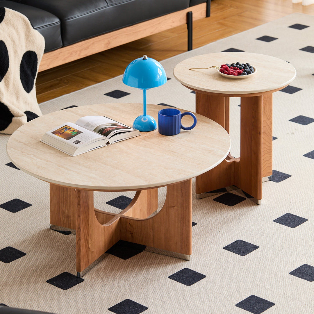 Scandinavian Sintered Stone Coffee Table Set SHELLS