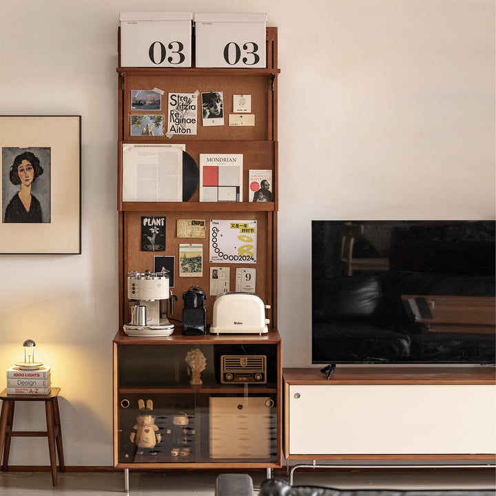 Bauhaus boxwood modular hanging wall shelf system muse single primary product view.