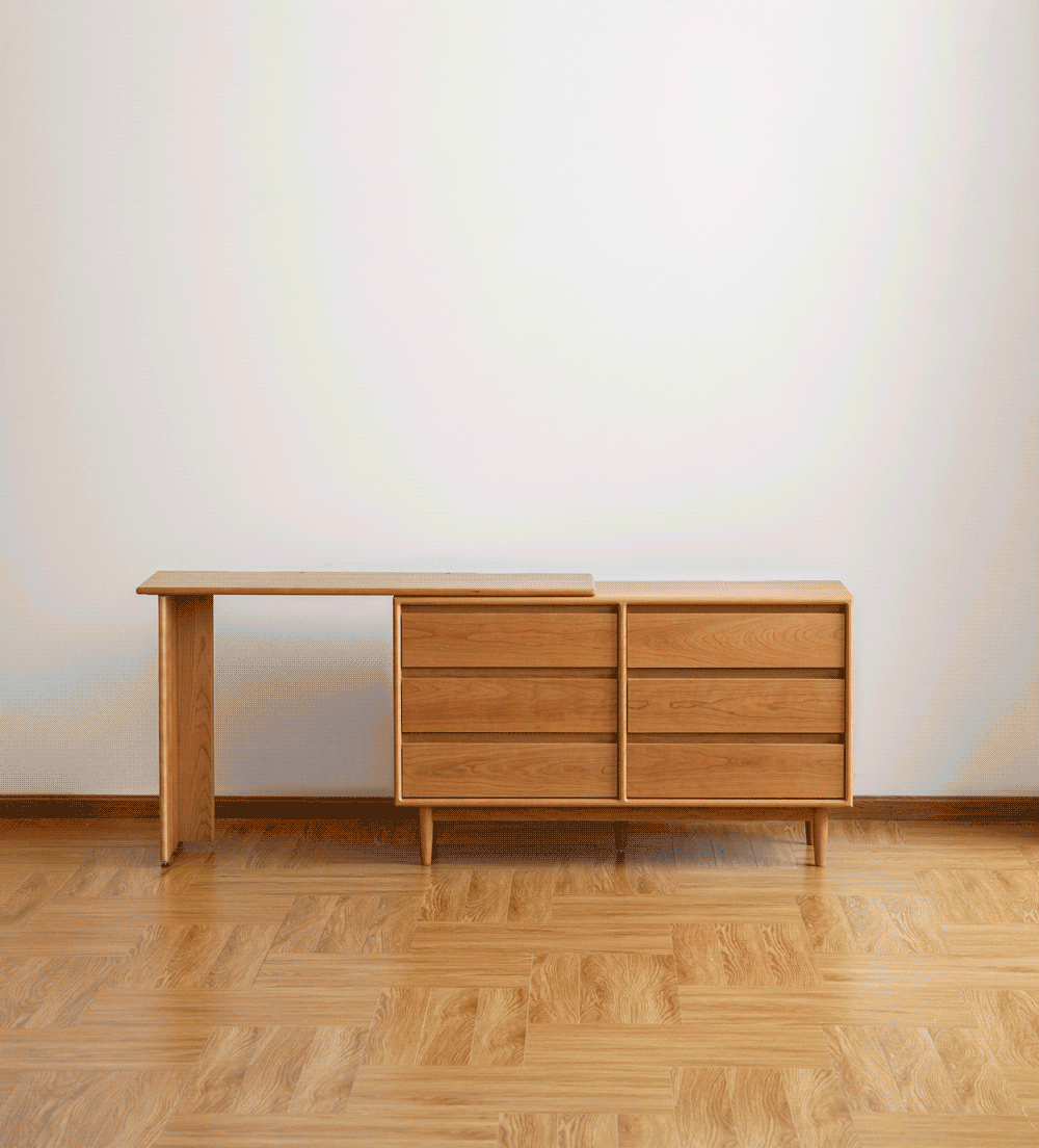 Scandinavian Cherry Wood Dressing Table VISTA