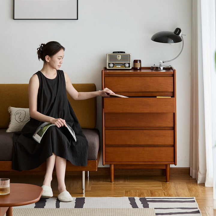 Bauhaus boxwood chest of drawers vista primary product view.