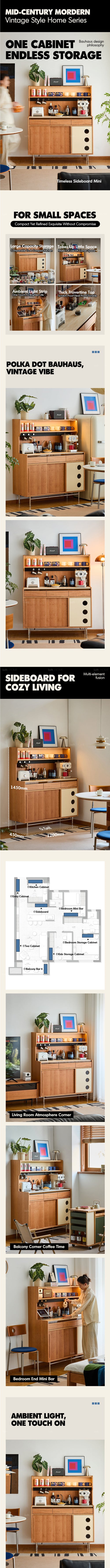 Scandinavian Sintered Stone Storage Side Cabinet TIME Good to Know Preview-1